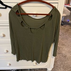 Olive Green Blouse